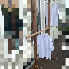 木製物干し竿　の画像