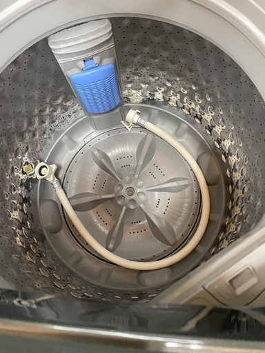 NO B438?福岡市内配送設置無料✨?コンフィー(COMFEE') 洗濯機 6kg 透明ガラスドア 全自動 槽洗浄 予約機能 コンパ