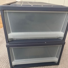 衣装ケース(奥行74cm)2個セットの画像
