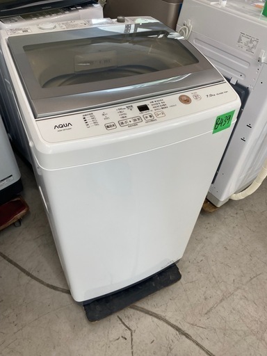 NO B439?福岡市内配送設置無料✨?全自動洗濯機 GPシリーズ ホワイト AQW-GP70J-W [洗濯7.0kg /乾燥機能無 