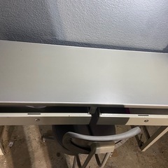 【美品】事務机　椅子　ライトの画像