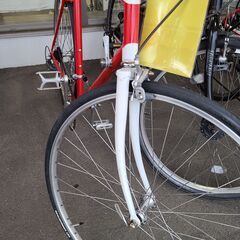 J1340【リユースのサカイ柏店】　クロスバイク　Selle San Marco　セラサンマルコ　6段変速　レッド　★店頭にて試乗可★ 簡易クリーニング済　　 中古自転車 　流山市  松戸市 我孫子市 鎌ヶ谷市 船橋市 守谷市 取手市の画像