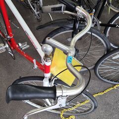 J1340【リユースのサカイ柏店】　クロスバイク　Selle San Marco　セラサンマルコ　6段変速　レッド　★店頭にて試乗可★ 簡易クリーニング済　　 中古自転車 　流山市  松戸市 我孫子市 鎌ヶ谷市 船橋市 守谷市 取手市の画像