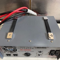 MARUHAMA ADA-1600MOS  1600W インバーターDC12V→AC100V MOS FET INVERTER 動作確認済 中古品 ③の画像