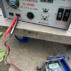 MARUHAMA ADA-1600MOS  1600W インバーターDC12V→AC100V MOS FET INVERTER 動作確認済 中古品 ③の画像