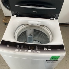 NO B442🌈福岡市内配送設置無料✨🌈ハイアール 5.5kg 洗濯機 JW-U55HK 2021年製 一人暮らし 小型 2023年の画像