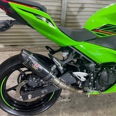 カワサキ ninja400 令和5年車　車検付　低走行6000キロ　ニンジャ400 EX400L 実働　車体　サイレンサー新品　エンジン始動動画有り　ABS付の画像