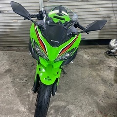 カワサキ ninja400 令和5年車　車検付　低走行6000キロ　ニンジャ400 EX400L 実働　車体　サイレンサー新品　エンジン始動動画有り　ABS付の画像