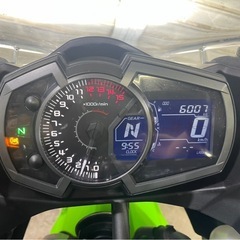カワサキ ninja400 令和5年車　車検付　低走行6000キロ　ニンジャ400 EX400L 実働　車体　サイレンサー新品　エンジン始動動画有り　ABS付の画像