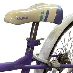 あさひ ガールズラボ 子供用自転車 24インチ 中古 パープルの画像