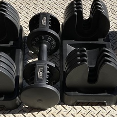 【RKGKG】特価！RIORES/可変式ダンベル/25kg /ペア/中古品の画像