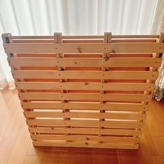 すのこベッド　シングルサイズの画像