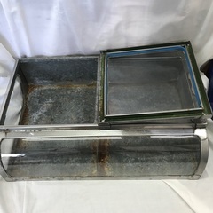 ☆ドリーム2号館☆ 昭和レトロ　ブリキガラスショーケース/駄菓子屋　※サビ有の画像