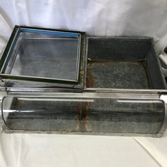 ☆ドリーム2号館☆ 昭和レトロ　ブリキガラスショーケース/駄菓子屋　※サビ有の画像