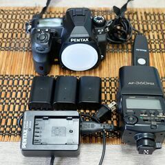 PENTAX K-3 II 本体 バッテリー3個 リモコンセットの画像