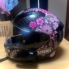 【ビーコム付】SHOEI Z7 harmonic【BLACK / PINK】の画像