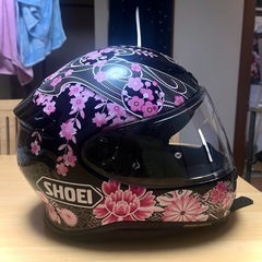 【ビーコム付】SHOEI Z7 harmonic【BLACK / PINK】の画像