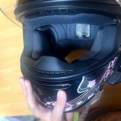 【ビーコム付】SHOEI Z7 harmonic【BLACK / PINK】の画像