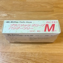 Million プラスチックグローブ No.380 M 100枚パウダーフリーの画像