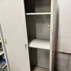 3段 物置 スチール製 鍵無し 幅88cm×奥行47cm×高さ160cm の画像