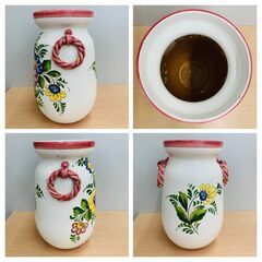 【ジモティー割引で最大15％OFF⭐️】イタリア製 花瓶 花柄の画像