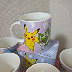 新品未使用ポケットモンスター５個セット！ピカチュウキャラクターマグカップ５個の画像