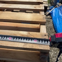 空の木製パレットの画像