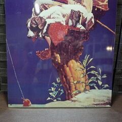 ④ Coca-Cola 長方形 ブリキ看板 縦42.8cm コカ・コーラ サイン看板 アメリカン雑貨 インテリア雑貨 札幌市東区 新道東店の画像