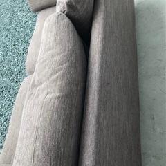 3人掛けソファ＊ブラウンの画像