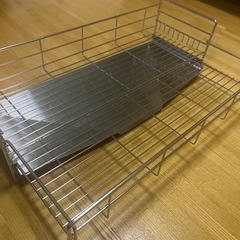 　ニトリ　ステンレス　水切り　ラック　の画像