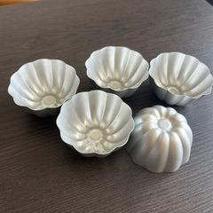 プリン、ゼリー、マドレーヌ、タルト、お菓子型類の画像