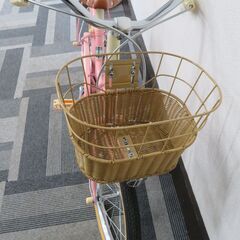 自転車 美品 ブリヂストン HACCHI 18インチ ピンク 補助輪付き カゴ付 自転車カバー付き 女の子向け 子供用の画像