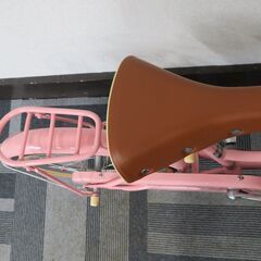 自転車 美品 ブリヂストン HACCHI 18インチ ピンク 補助輪付き カゴ付 自転車カバー付き 女の子向け 子供用の画像