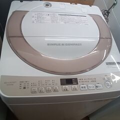 ★リユースのサカイつくば店★TK6250 SHARP 洗濯機 ES-KS70U 7.0kg 19年製 動作確認／クリーニング済み　【リユースのサカイつくば店】 の画像