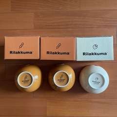 リラックマ、コリラックマ ミニどんぶり3個セット 未使用品の画像