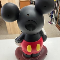  2508-650 ジャンク品 Disney ミッキーマウス 置時計 時計は動作しません ※音声は動作します　キズ汚れ有りの画像