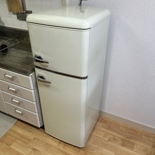 冷蔵庫　レトロ　114L