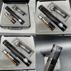 C396　未使用保管品 MAGLITE（マグライト）フラッシュライト ソリテール 黒 LED　懐中電灯・キーチェーンセット 防災用品　災害対策の画像
