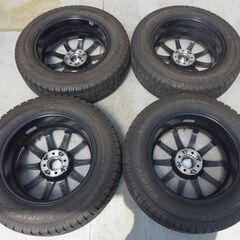 美品 21年製ホイール付きスノータイヤ４本 トーヨーガリットGIZ 195/65R16 4H 100 6J+40 ライズ ロッキー などの画像