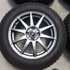 美品 21年製ホイール付きスノータイヤ４本 トーヨーガリットGIZ 195/65R16 4H 100 6J+40 ライズ ロッキー などの画像