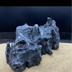 水槽　青華石　青龍石　親石クラス　2つの画像