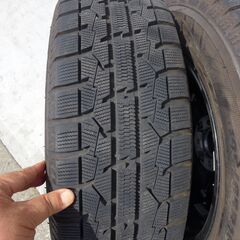 美品 21年製ホイール付きスノータイヤ４本 トーヨーガリットGIZ 195/65R16 4H 100 6J+40 ライズ ロッキー などの画像