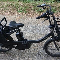 YAMAHA 電動アシスト自転車 PAS Babby un 20インチ チャイルドシート 極上12.3アンペアバッテリー付 人気のマッドブラック 柏市〜50㌔圏内 配達無料！の画像