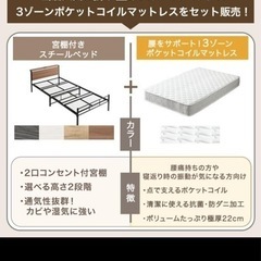 ベットマットレスセットの画像
