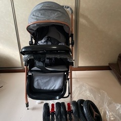 KaBoEr ベビーカー グレーの画像