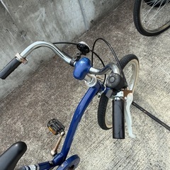 イノベーションファクトリー インディゴネイビー 子供 中古 自転車 買取 キッズ 18インチ　の画像