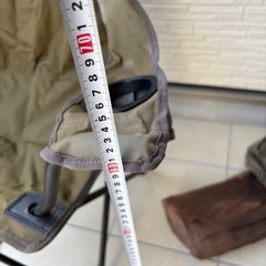 DCM 折りたたみ式 ドリンクホルダー付 アウトドアチェア イス 椅子 レジャーの画像