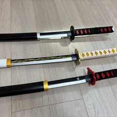 鬼滅の刃コスプレ用 鬼の刀剣 3本セットの画像
