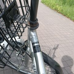 自転車 丸石サイクル レジオンシティ 27インチ 6段変速  シルバーの画像