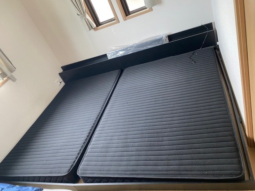 連結ベッド260cm(ダブル+セミダブル)